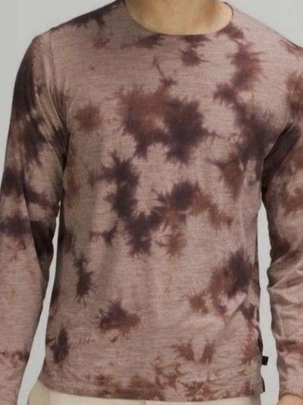 Lululemon Lab Merino Wool Blend Tie-Dye Long Sleeve TShirt M